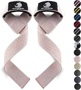 Fitgriff® Lifting Wrist Straps for Weightlifting, Gym, Deadlift, Workout (Made of Premium Cotton & Padded) - Men & Women