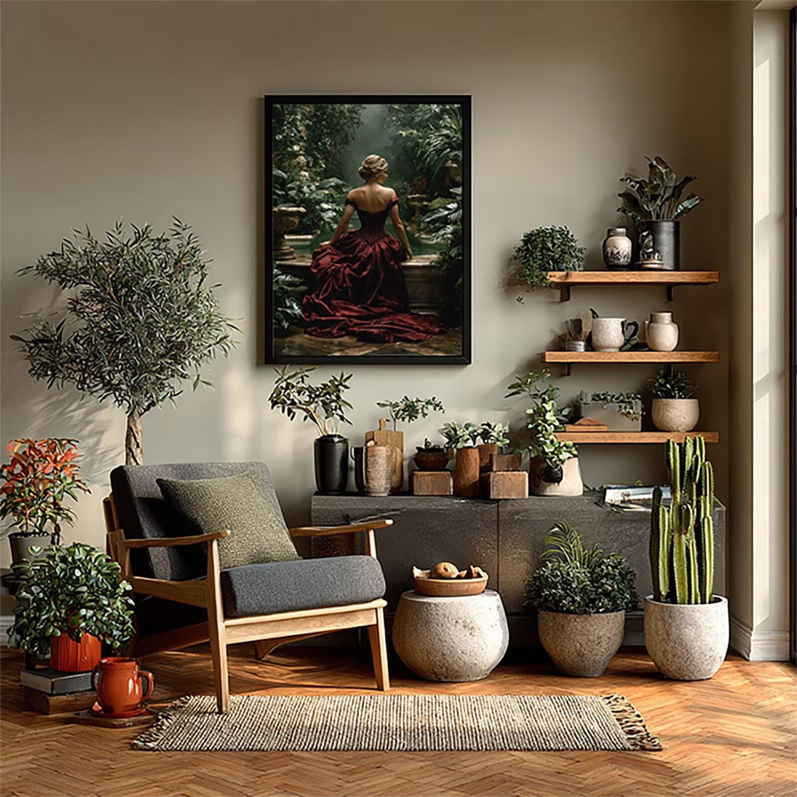 Diamentowe malowanie kobieta, DIY diamentowe malowanie dorosłe roślina, 5D DIY Dorośli rysunki z diamentami, zestawy do samodzielnego haftu krzyżykowego, zestawy diamentów, dekoracja domu, prezent