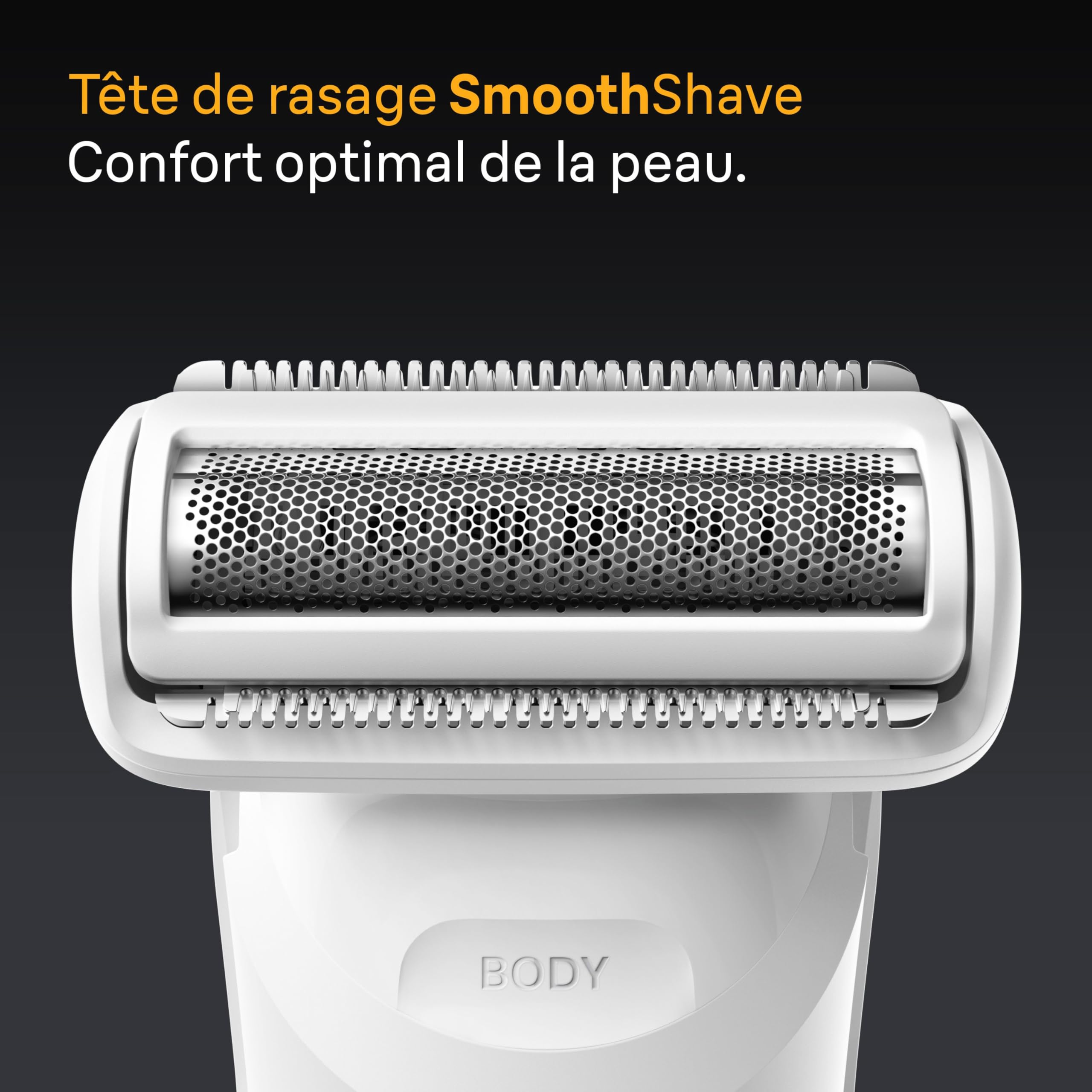 Braun Tondeuse Electrique Homme, pour le Corps, Series 5, BG5555, Grise | Etanche, Batterie Rechargeable, Lame SkinGuard, sans Fil, Coffret avec +7 Outils de Rasage, Emballage en Carton