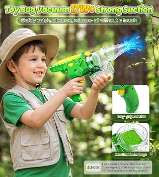 Bug Catcher for Kids Age 3-12, Bug Vacuum Catching Kit with Bug Collector