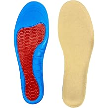 ENER-GEL Cool Gel Light Insoles - Large Men 10-14 Women 11+ Made in USA