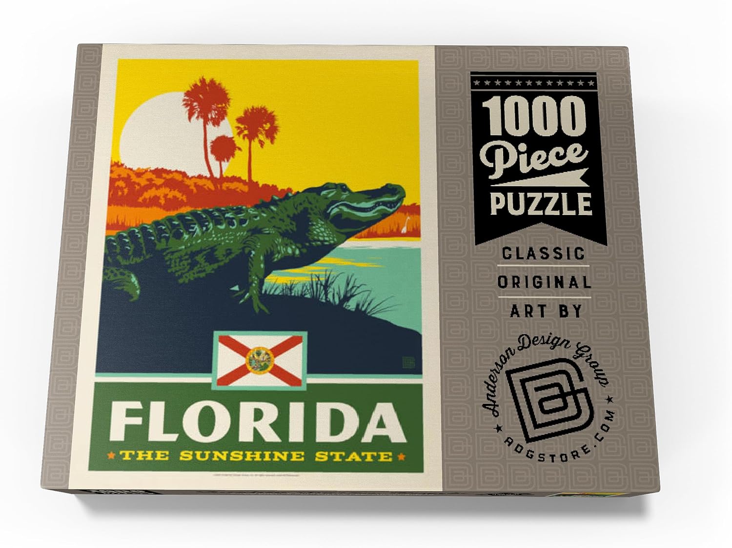 MyPuzzle Florida: The Sunshine State - Premium 1000 Piece Jigsaw Puzzle for Adults
