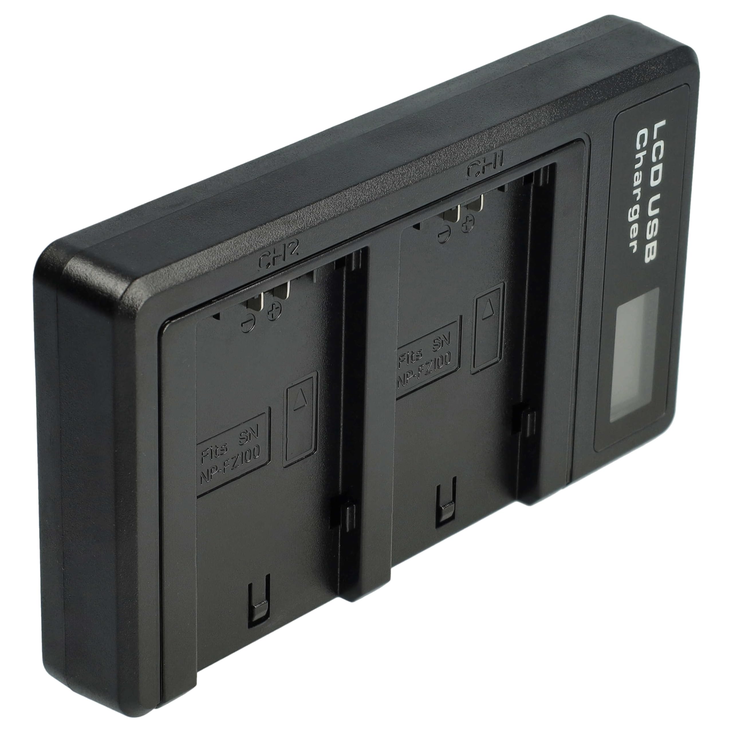 EU Plug Andoer NP-FZ100 4-Channel LCD Digital Camera Battery