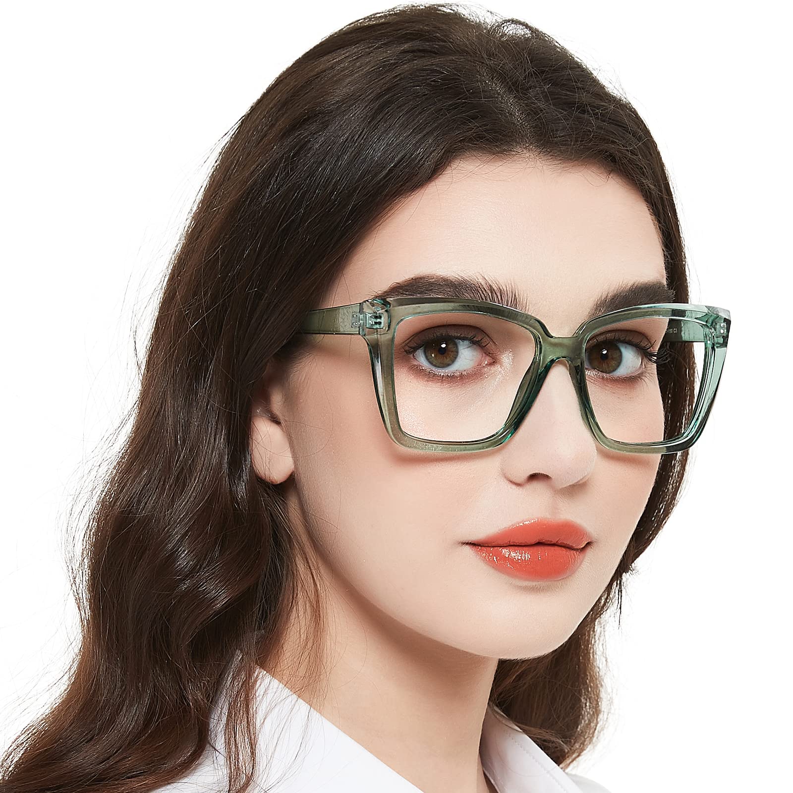 Mare Azzuro Women's Green Extra Large Reading Glasses 2.75 Big Oversized Readers(, 275)