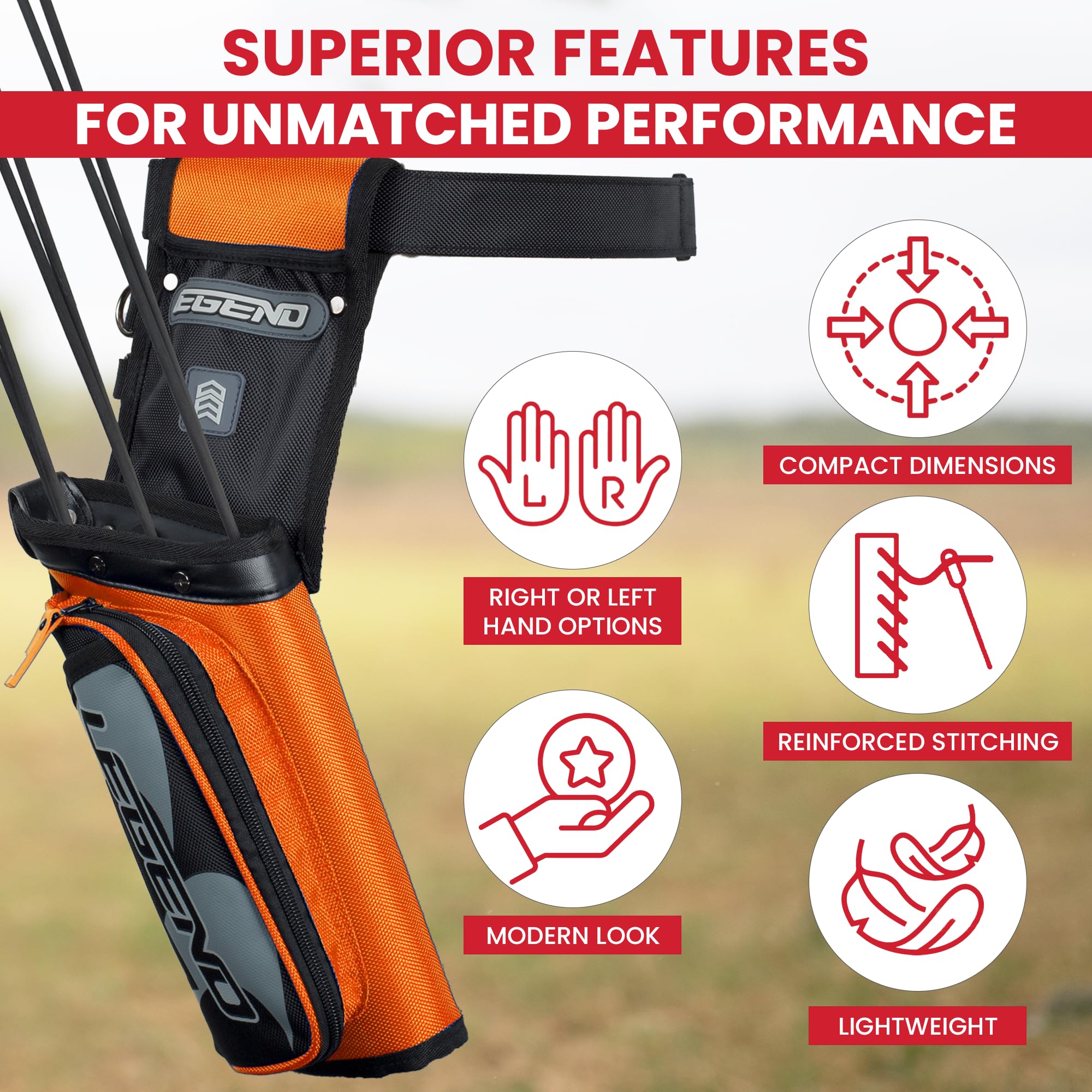 Amazon.com : LEGEND XT420 Arrow Quiver - Quiver Arrow Holder