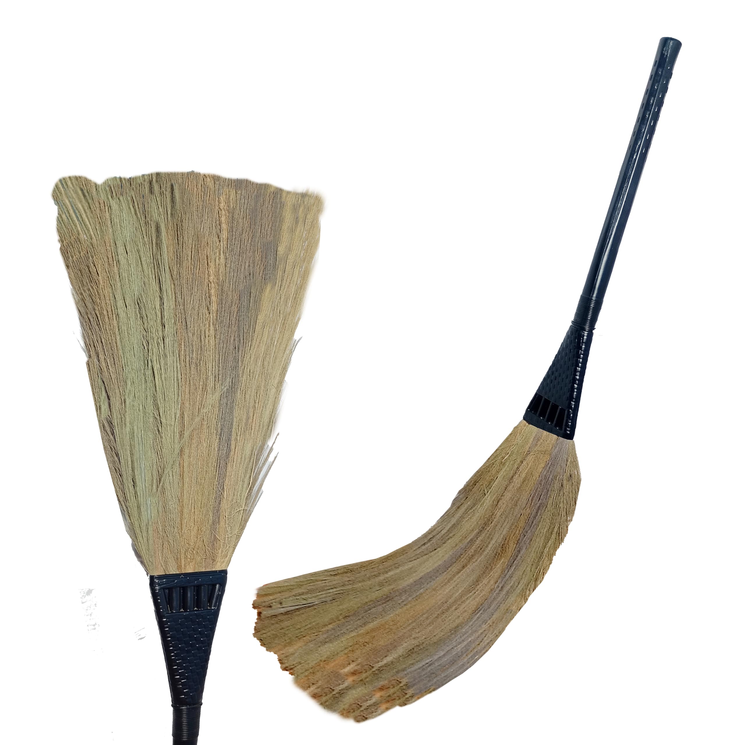 UMD dust Free Natural Grass Broom jaadu, Long Handle, Multi-Use Floor Cleaning for Home, Office, dusting, Sweeping Pack of 1-image-21