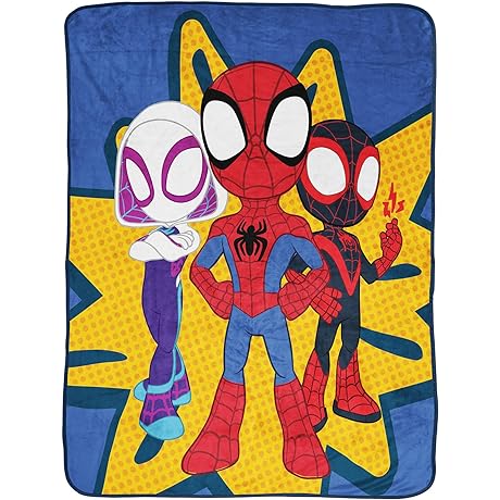 Marvel Spidey and His Amazing Friends Kid's Throw Blanket: Ultimate Coziness for Super Hero Fans