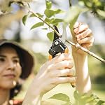 Fiskars Permutation de la taille des cimes, 5/8-Inch Capacité de coupe SoftGrip Pruner main pour les petites mains, la lame reste pointue par une utilisation lourde avec la rouille résistante, revêtement à faible friction