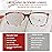 Henotin 4 Pack Ladies Reading Glasses Blue Light Blocking Spring Hinge Readers Anti Eyestrain Computer Eyeglasses (Multicolor-4, 1.25)