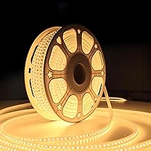 Forus LED Rope Strip Light 5 Meters 2 Year Warranty, Outdoor Waterproof Decorative Cove Lights for Ceiling, Balcony, Home Decor, Interior Decoration, Flexible Rope Light for Diwali, Christmas -Yellow