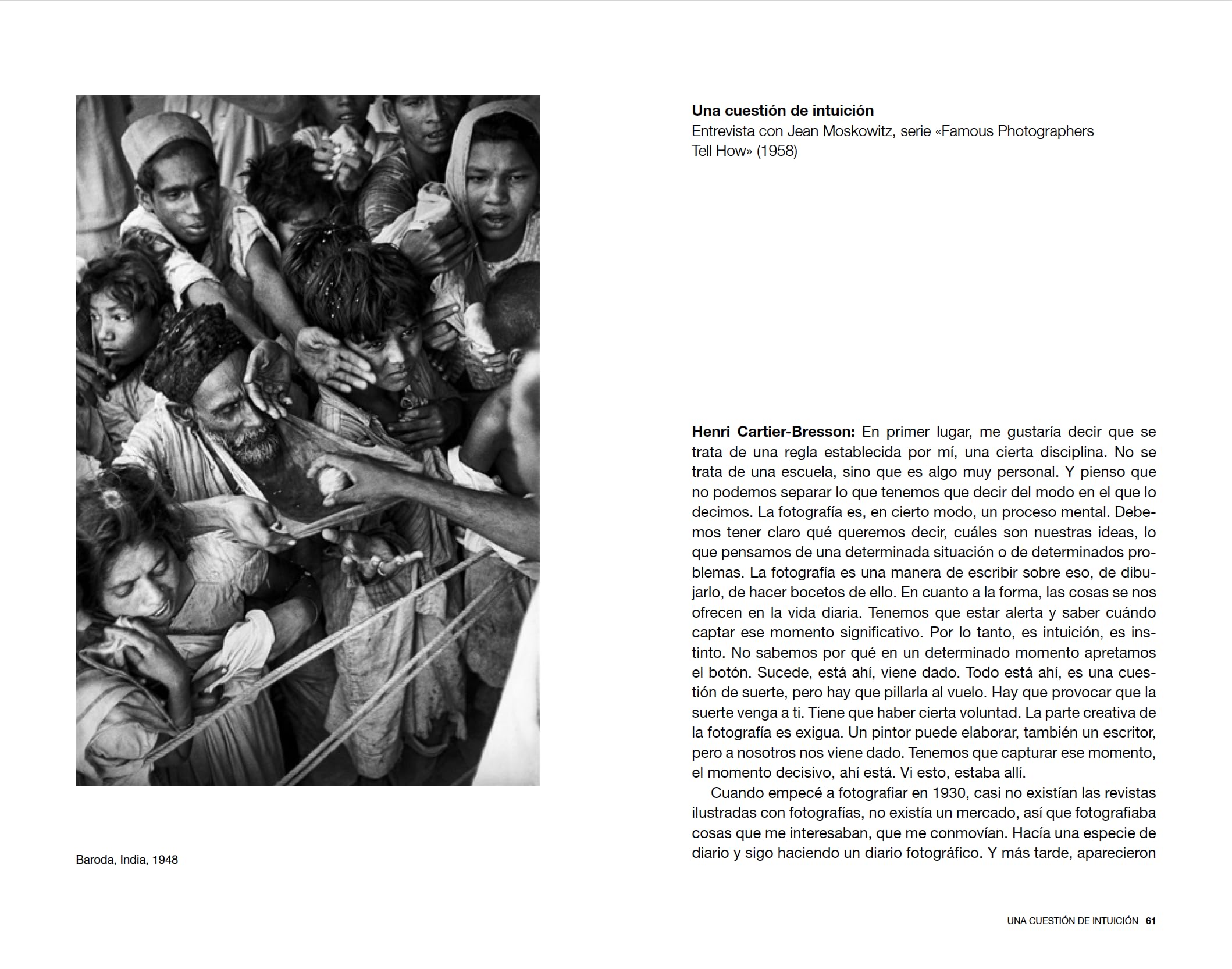 ¿Puedo guardarme algún secreto?: Entrevistas con Cartier-Bresson