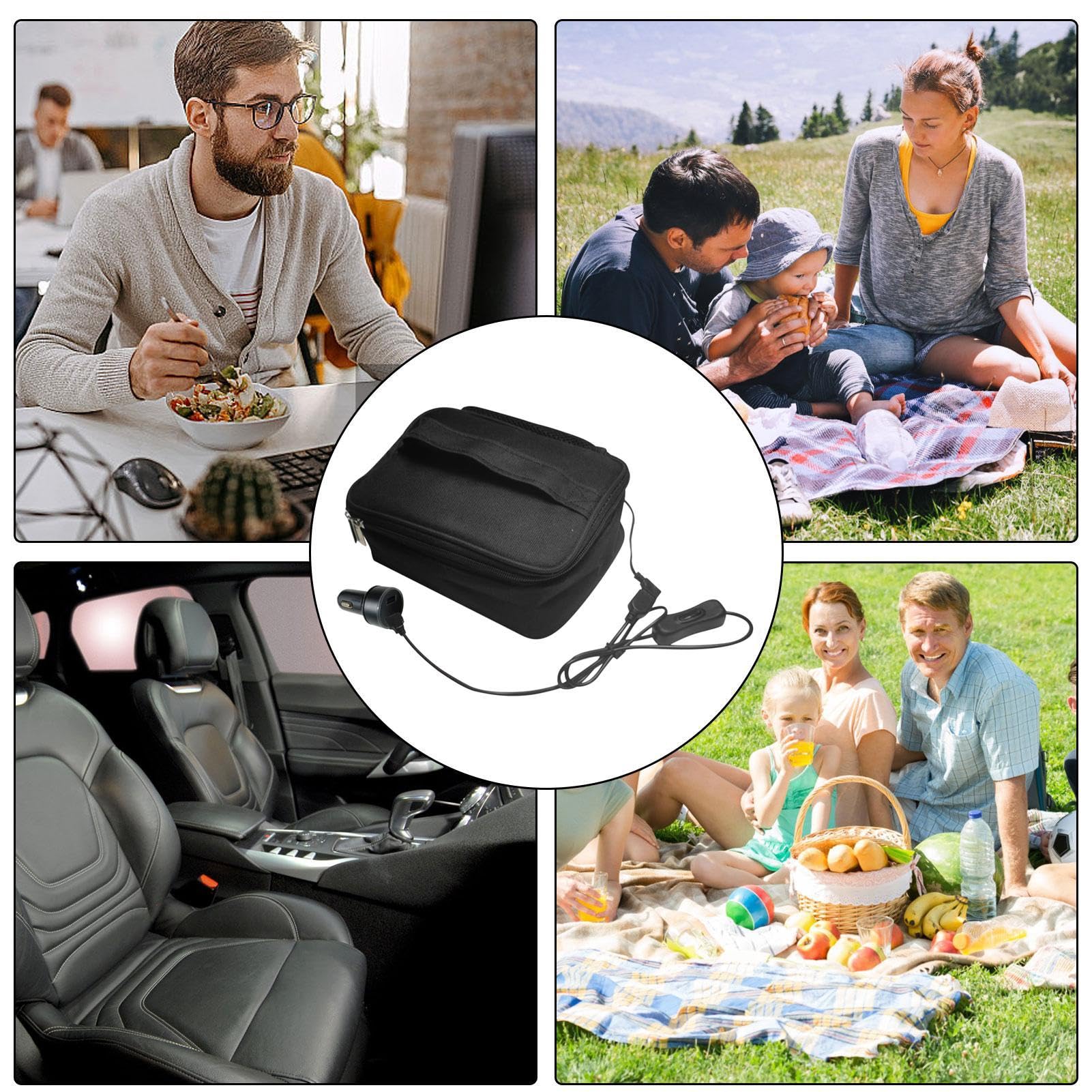 Scaldavivande Per Auto 12V, Borsa Termica In Oxford Con Alluminio, Temperatura Costante 85°C, Per Campeggio E Viaggi