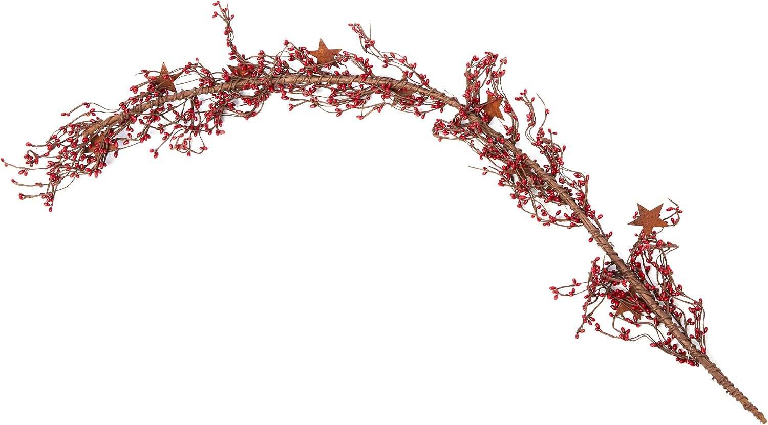 CWI Pip Berry Garland - 40 Inch - Artificial Garland for Mantle, Arch, Table, and Entryway - Burgundy