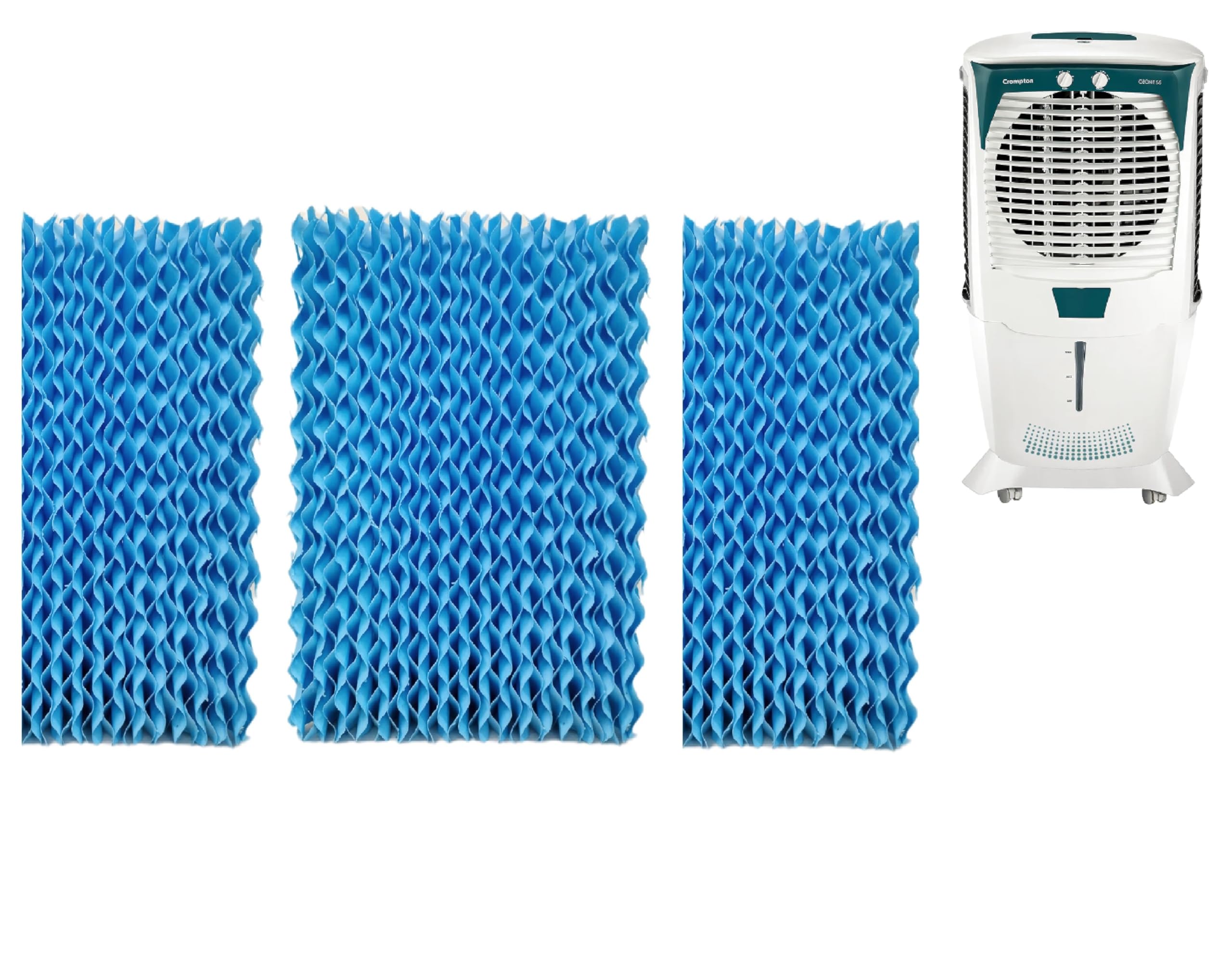 PrimeWave Honeycomb pad for Crompton Ozone 88/75/55 Litre Set of 3 (Blue)-image-42