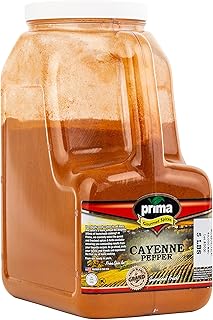 Prima Spice Hot Cayenne Pepper - 60000 Heat Unit (5 Pound)