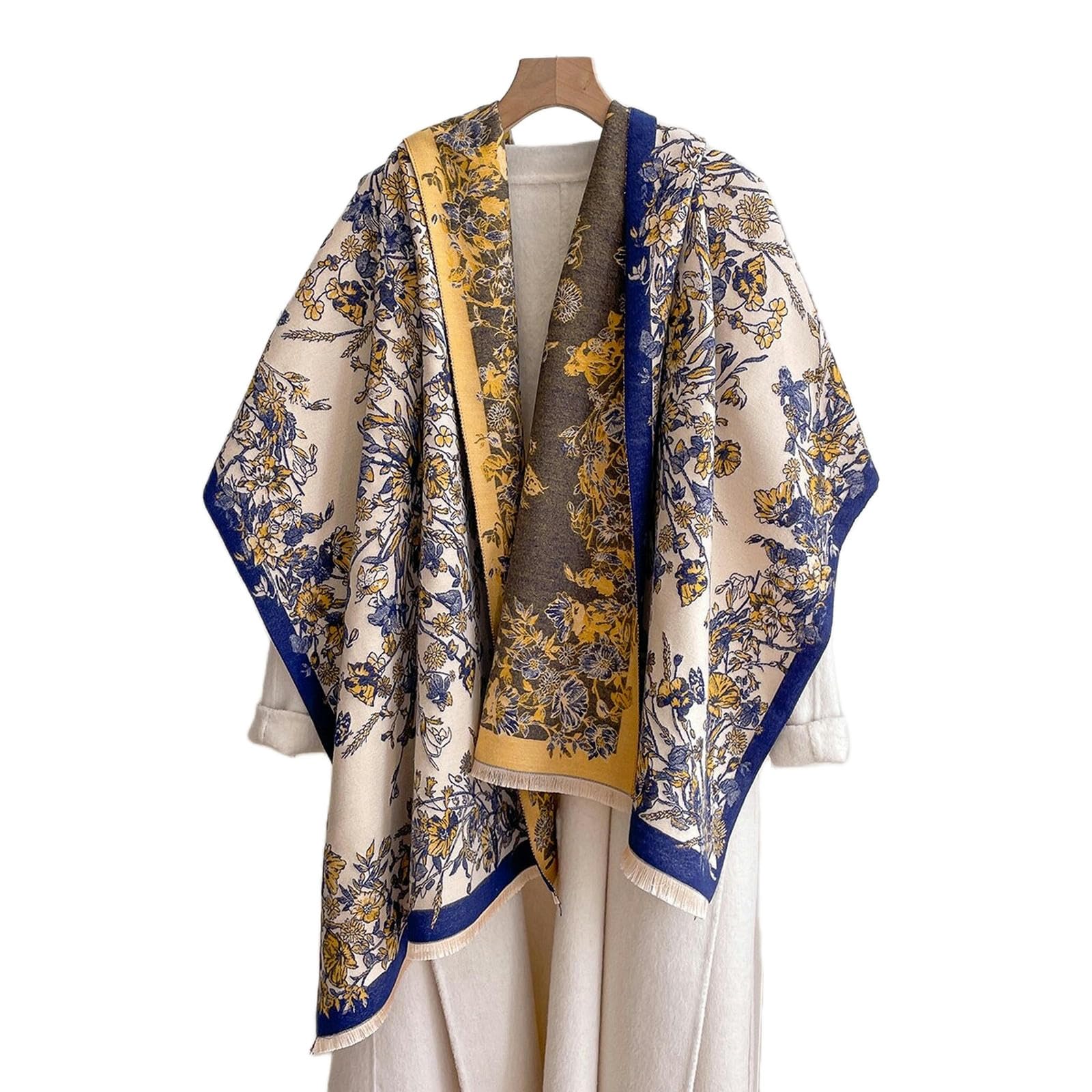 ZONTO Scialle Sciarpe Calde Invernali Sciarpe Di Nappa In Spiaggia Stoles Cashmere Scarf Women Shawl Avvolge Coperta