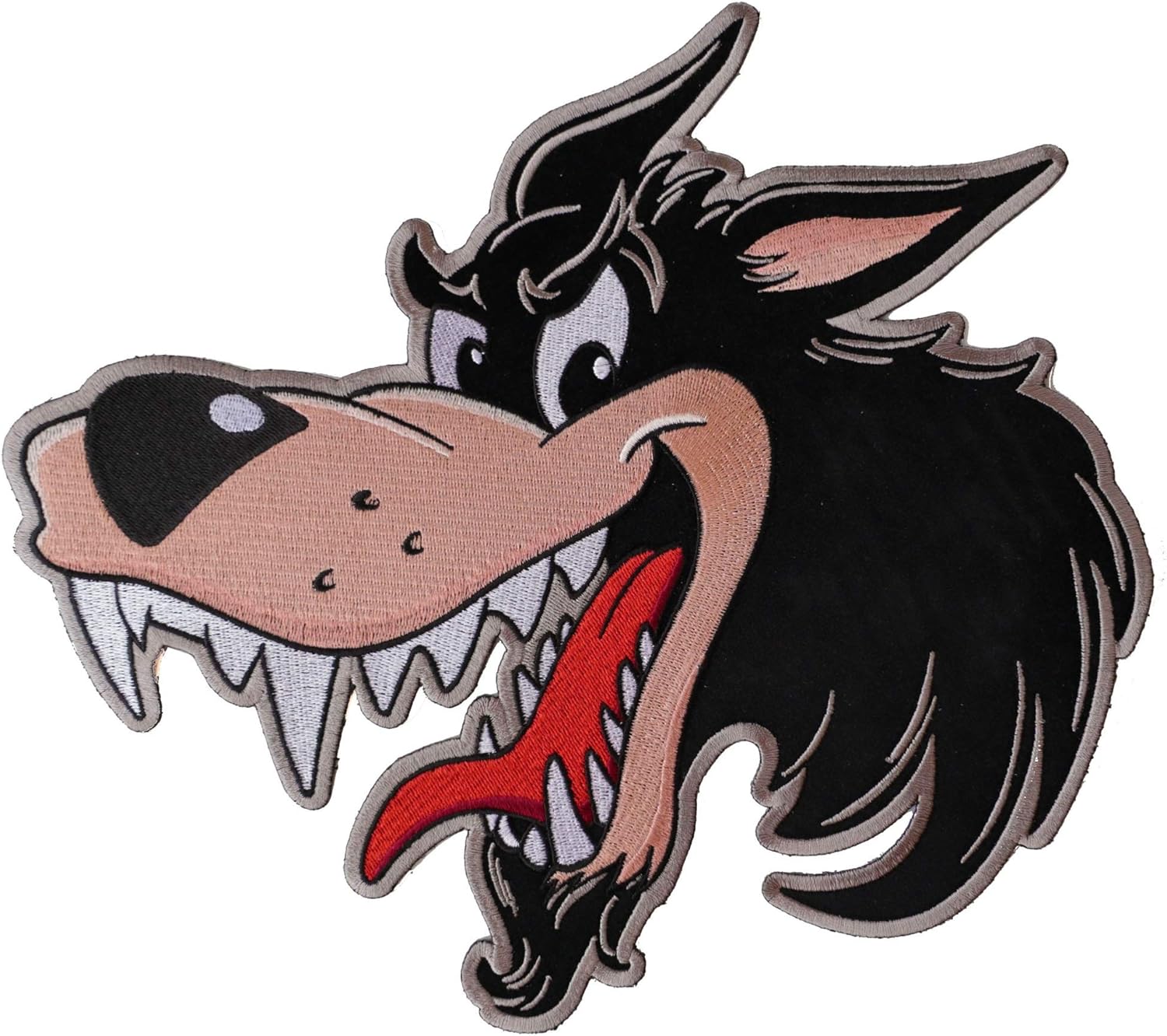 Wolf Patch, Large Animal Patches for Jackets (PL2949)