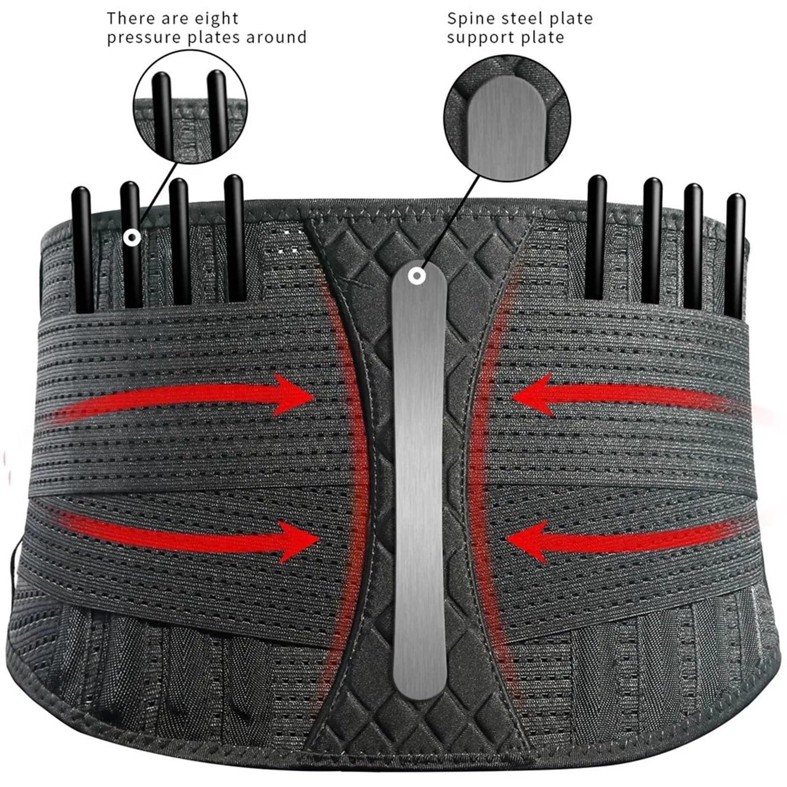 1PC Lendenwirbelstütze Taille Gewichthebergürtel Stützstrebe for Fitness Sport Gewichthebergürtel Männer Frauen GewichthebergüRtel