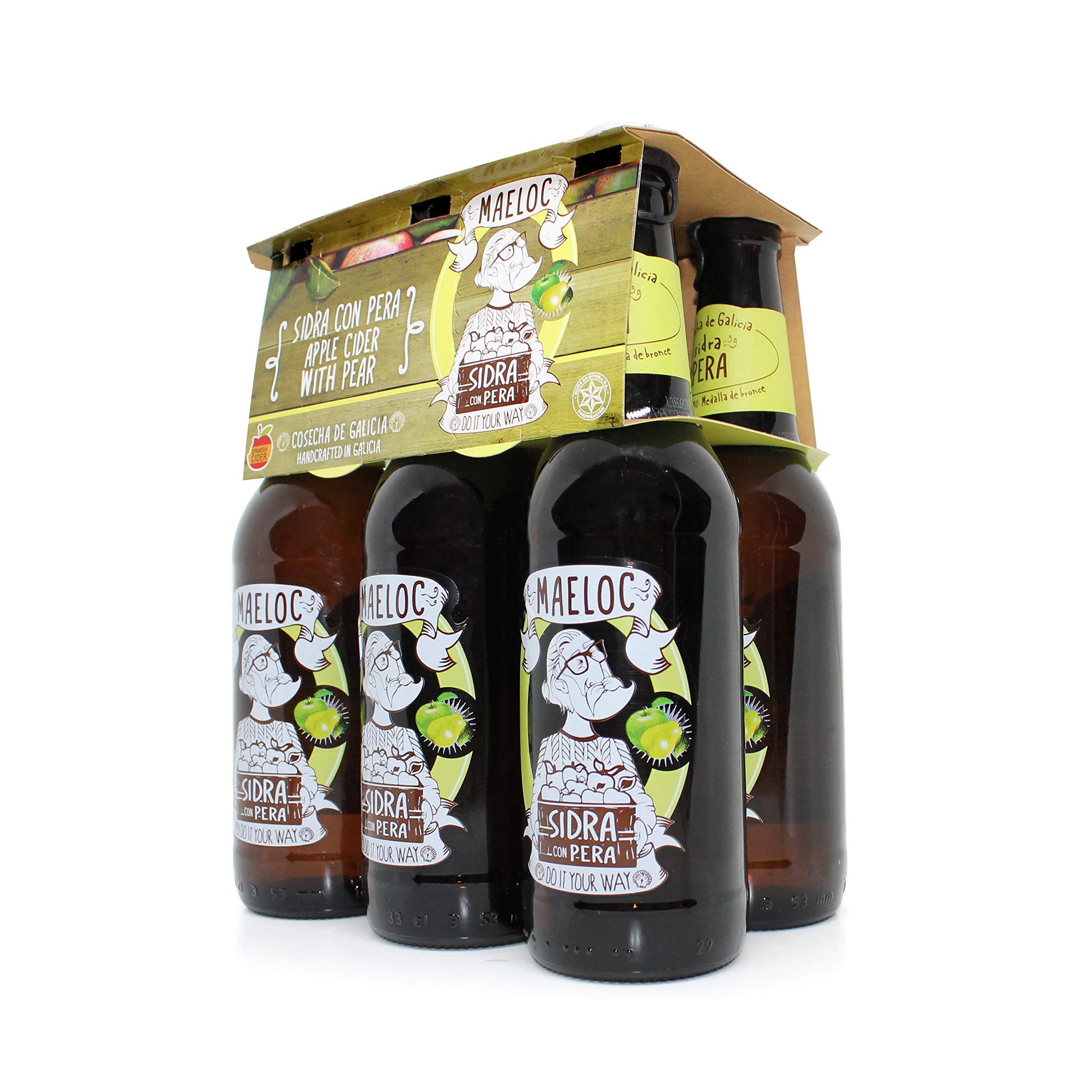Maeloc Cider with Pear - Pack of 6 x 330 ml