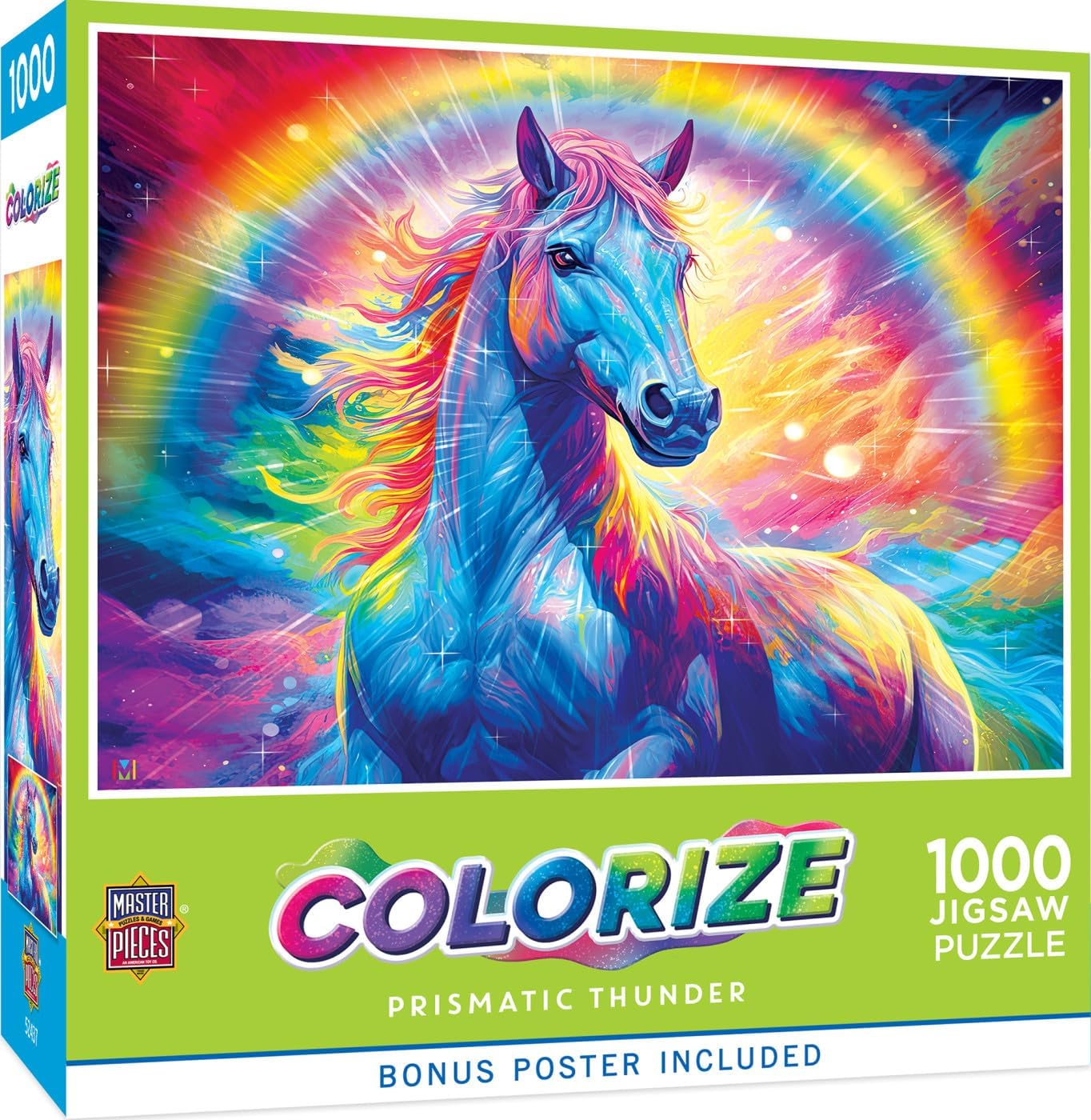 MasterPieces 1000 Piece Jigsaw Puzzle for Adults and Family - Prismatic Thunder - 19.25"x26.75"