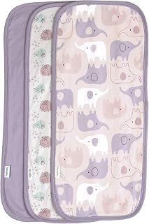 Ingenuity Easy Eater 3-Pack Soft Absorbent 100% Cotton Terry Baby Burp Cloth 19" x 8" - Grazy