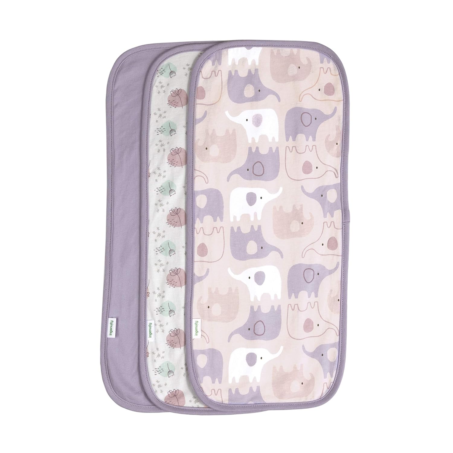 Easy Eater 3-Pack Soft Absorbent 100% Cotton Terry Baby Burp Cloth 19" x 8" - Grazy : Baby