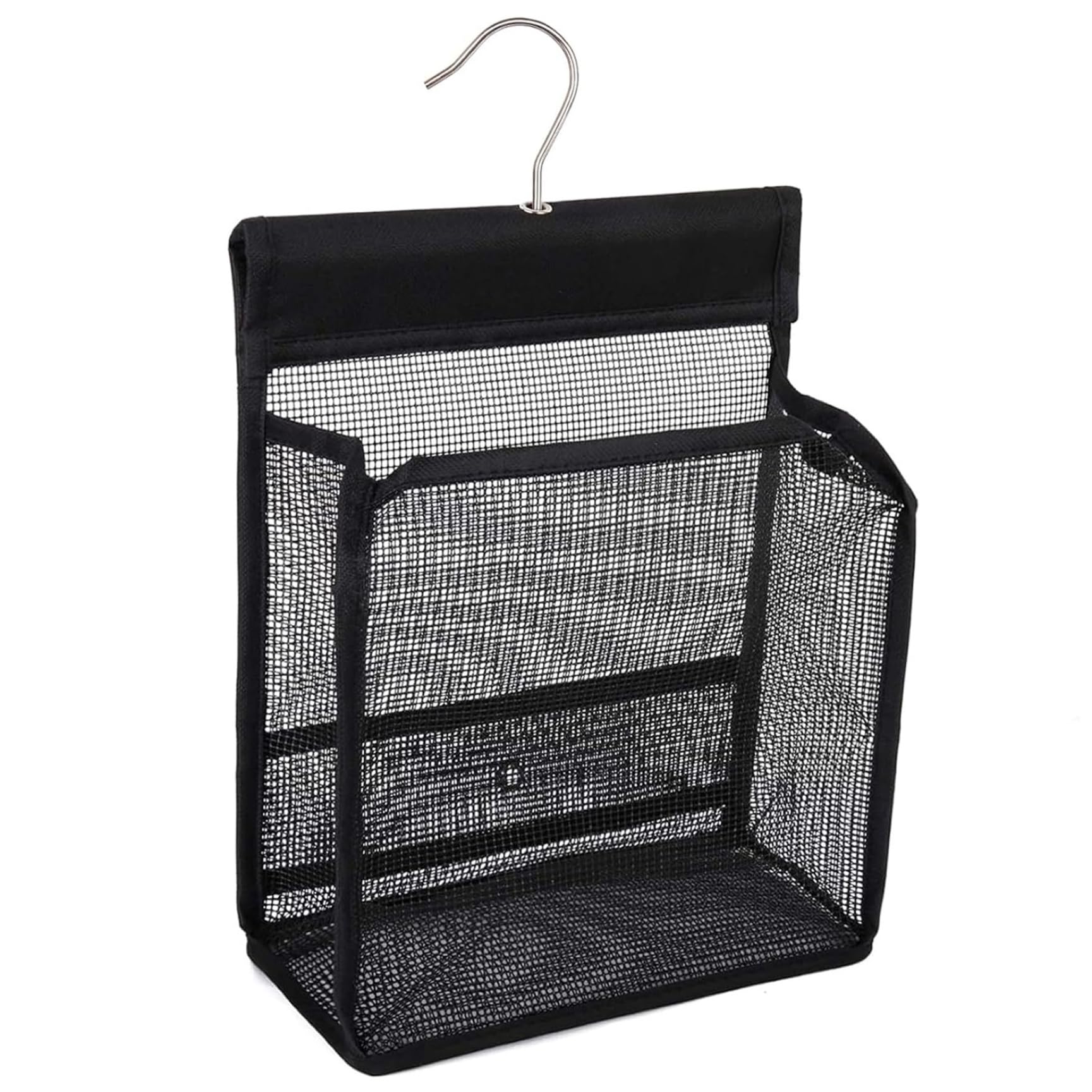 Muzrunq Mesh Shower Caddy 7 5x3 9x9 1 Inch Collapsible Mesh Shower Bag Hanging Shower Caddy with Hooks