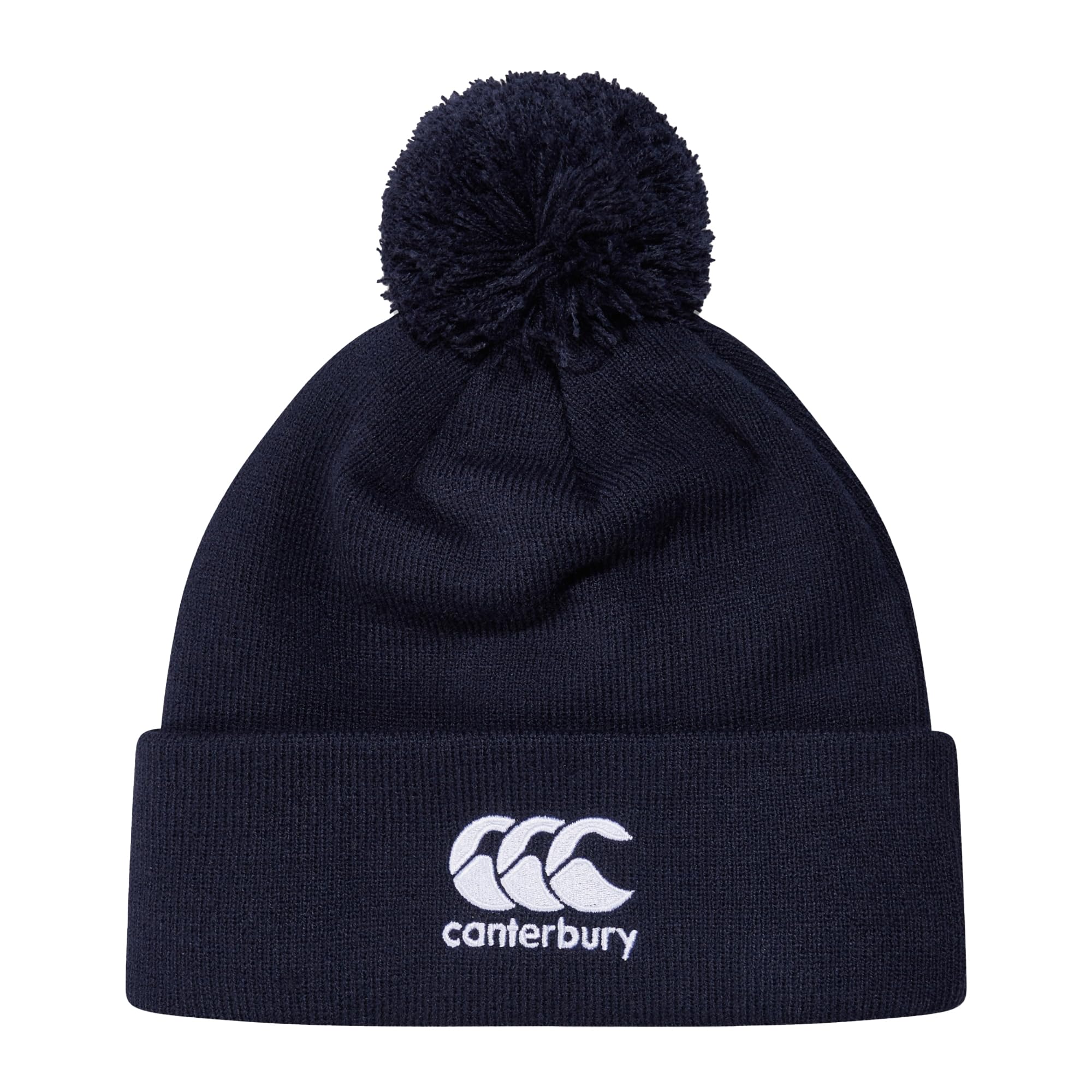 Canterbury Men's CCC Fleece Lined Bobble Hat, Navy, One Size