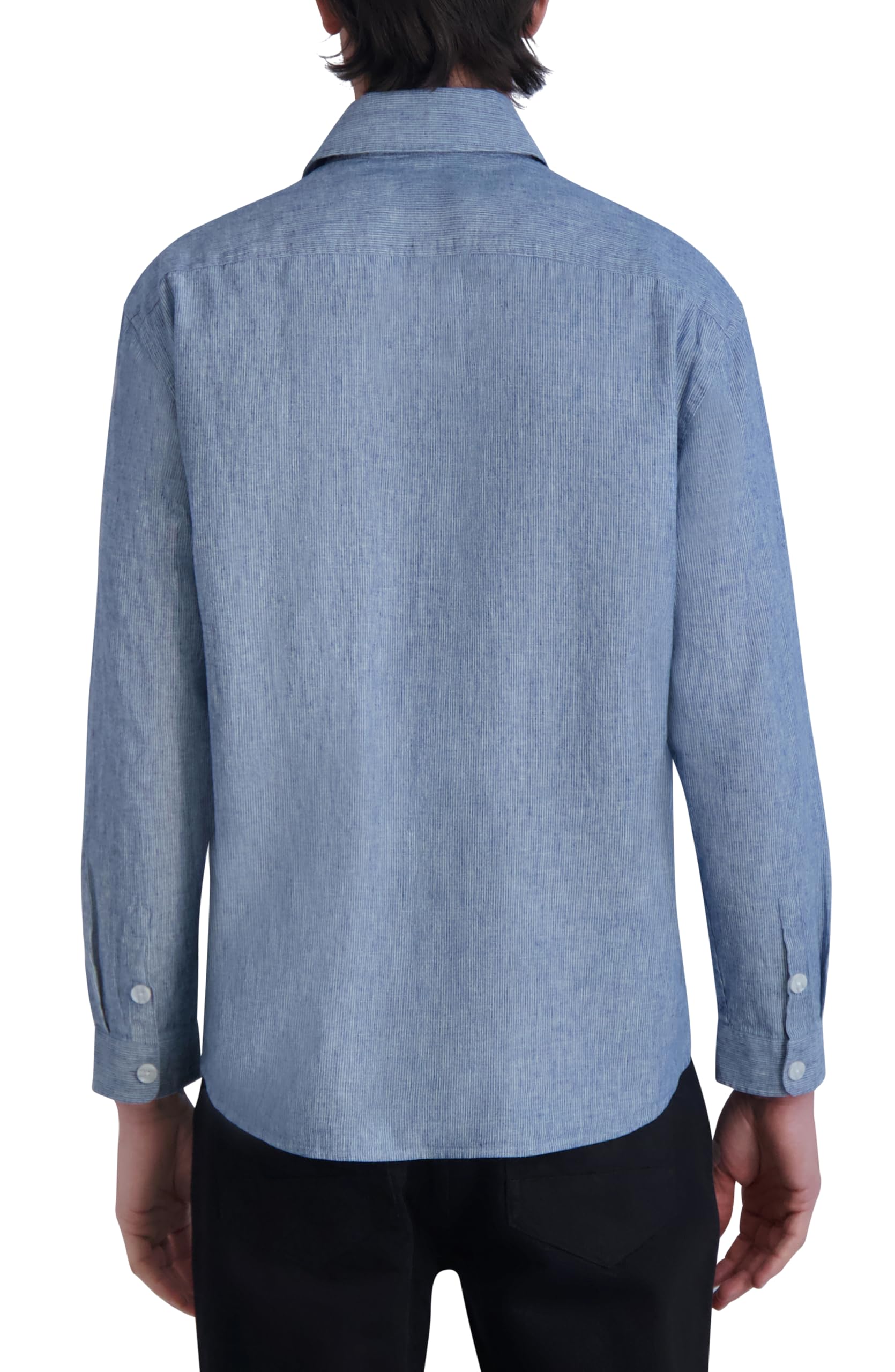 Karl Lagerfeld Long Sleeve Four Pocket Top Camiseta de Manga Larga con Cuatro Bolsillos Hombre