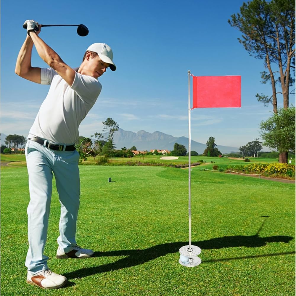 Amazon | ゴルフピンフラッグホールカップセット、ゴルフホールカップ