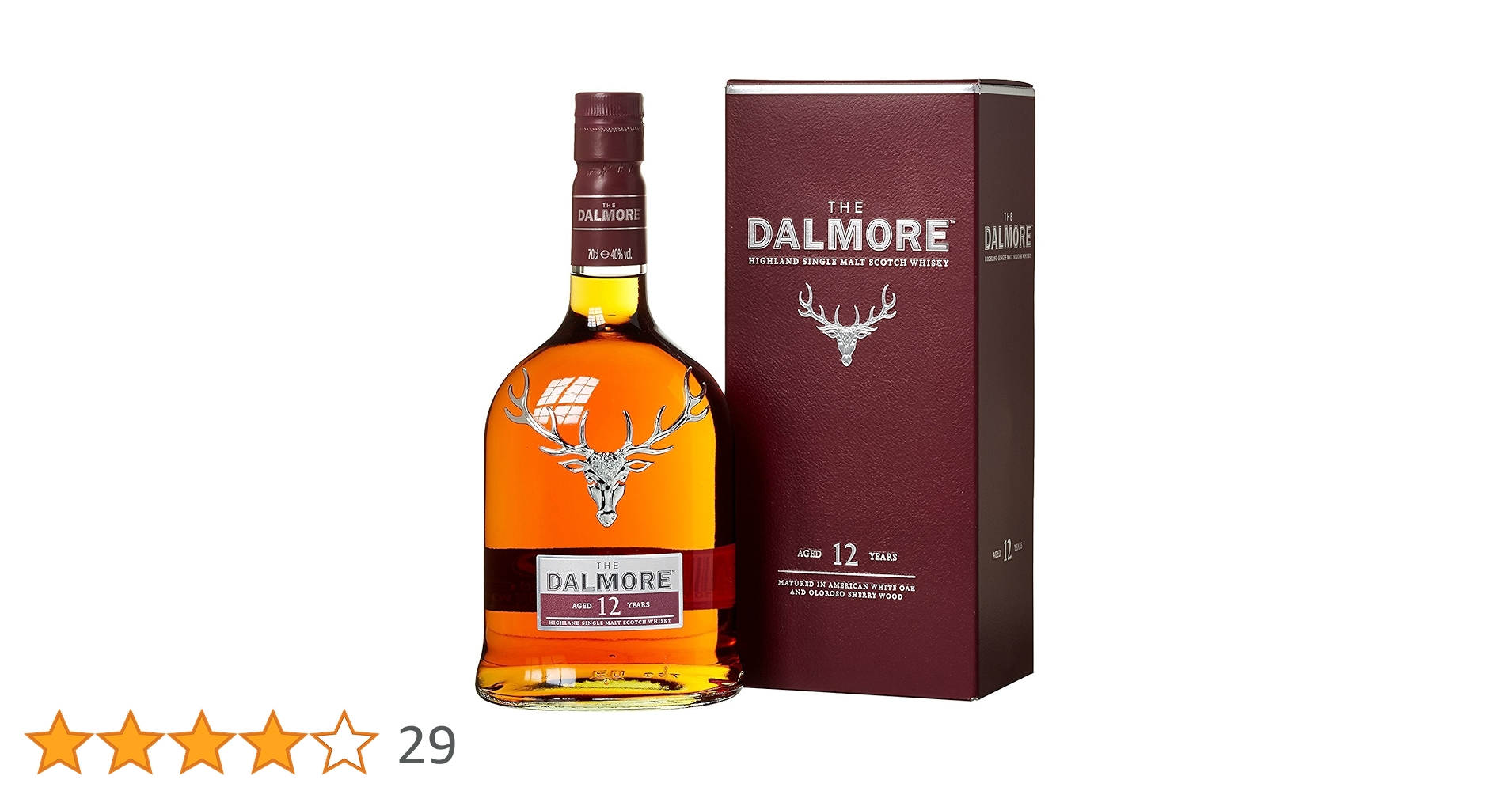 Amazon.co.jp: ダルモア 12年 並行品 40度 700ml : 食品・飲料・お酒