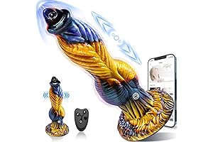 10.2" 4-IN-1 Thrusting Dildo Sex Toys Vibrator With Dildo Knot