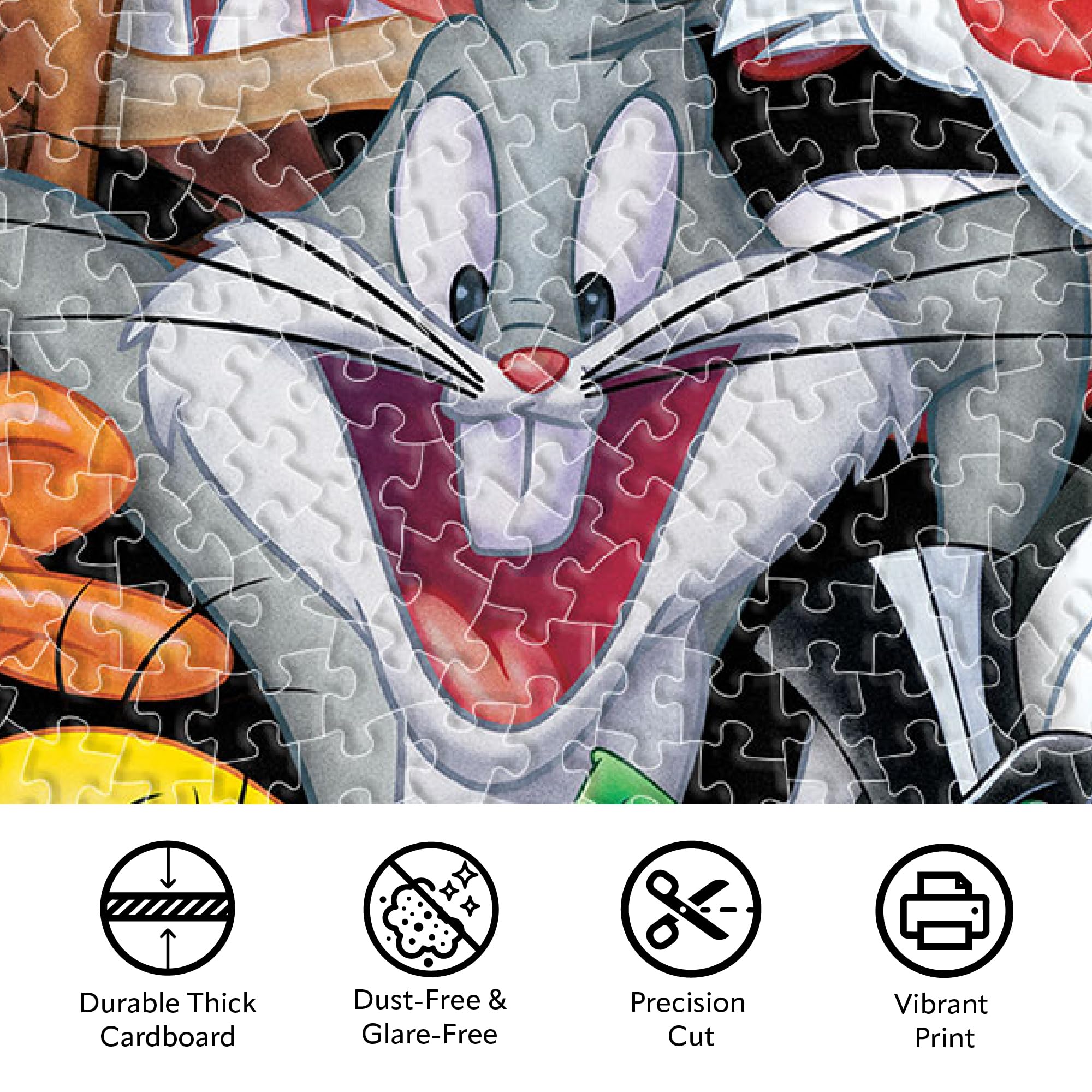 Aquarius Looney Tunes Puzzle, puzzle da 1000 pezzi, opere d'arte di All Folks, regalo per adolescenti, adulti e collezionisti