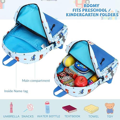 Miniatura 6 de mygreen Mochila para niños pequeños, mochila para niños y niñas con correa para el pecho with Chest Strap