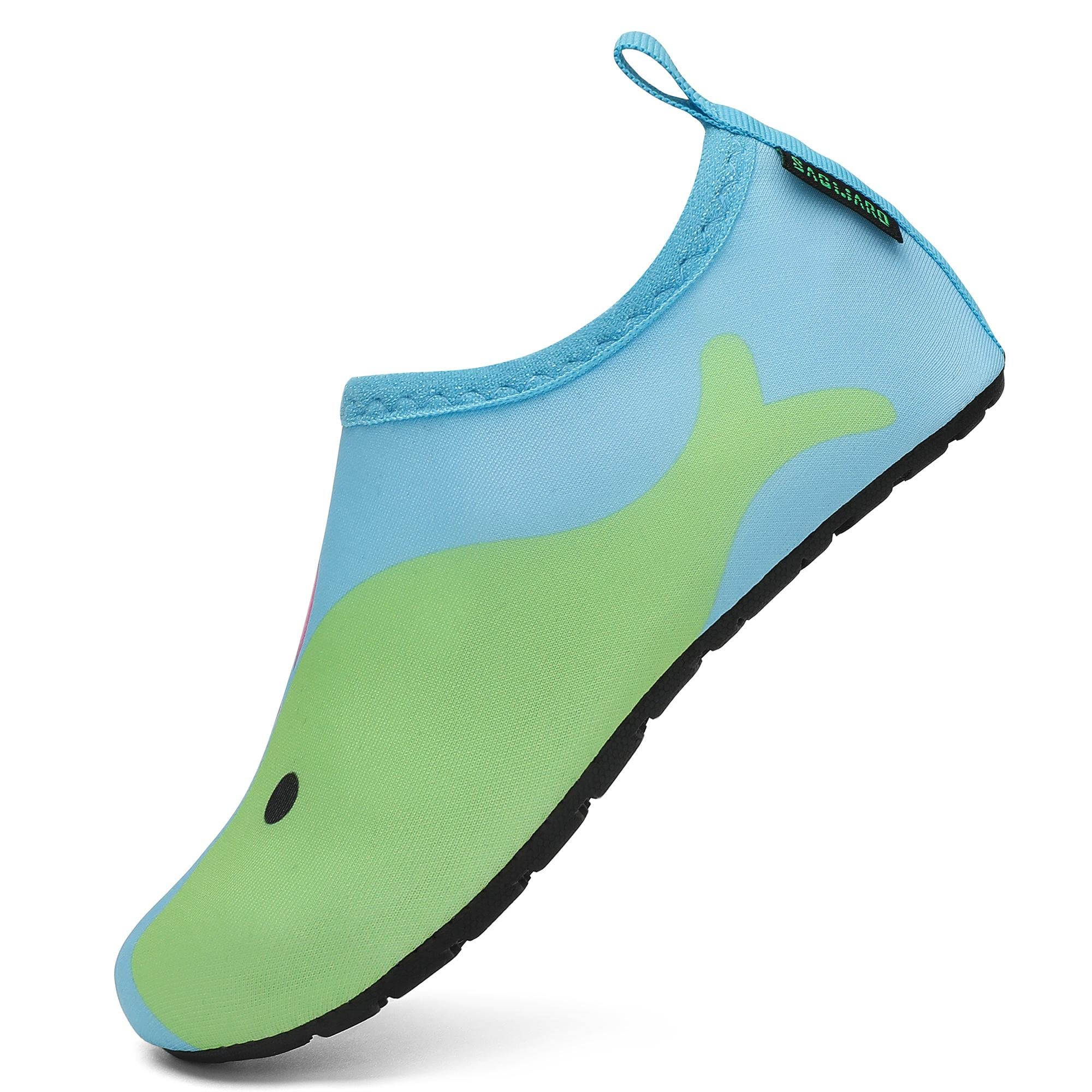 SAGUARO Bambini Ragazze Scarpe da Mare Spiaggia Scarpette da Acqua Scarpe da Immersione per Sportive Acquatici Nuotare Water Shoes