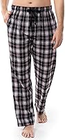Fruit of the Loom Men's Ultra-Soft Flannel Pajama Pants - 100% Cotton Lounge Sleep Bottoms with Pockets & Drawstring
