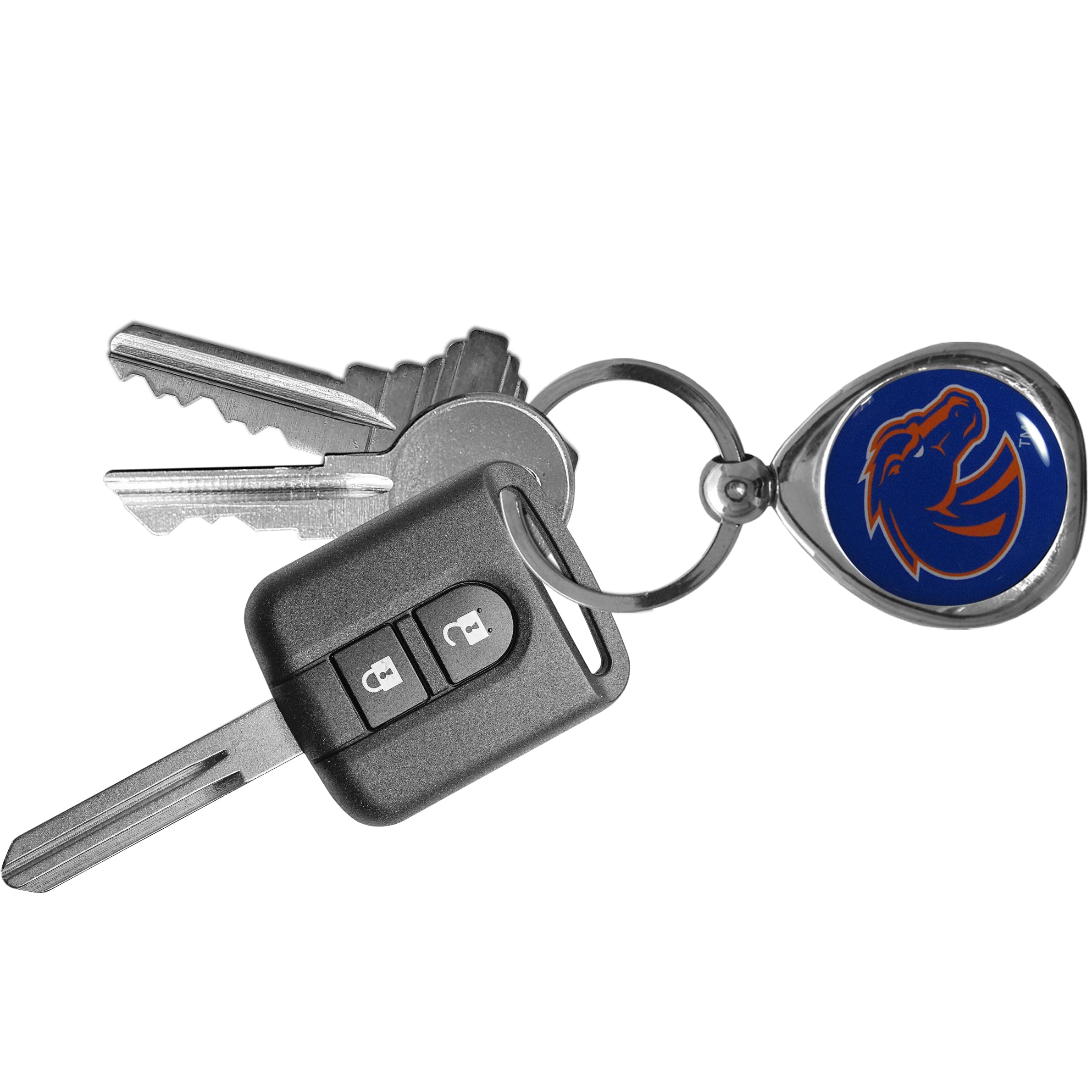 Siskiyou Sports NCAA Chrome Key Chain - Team Logo Keychain (Louisville Cardinals)