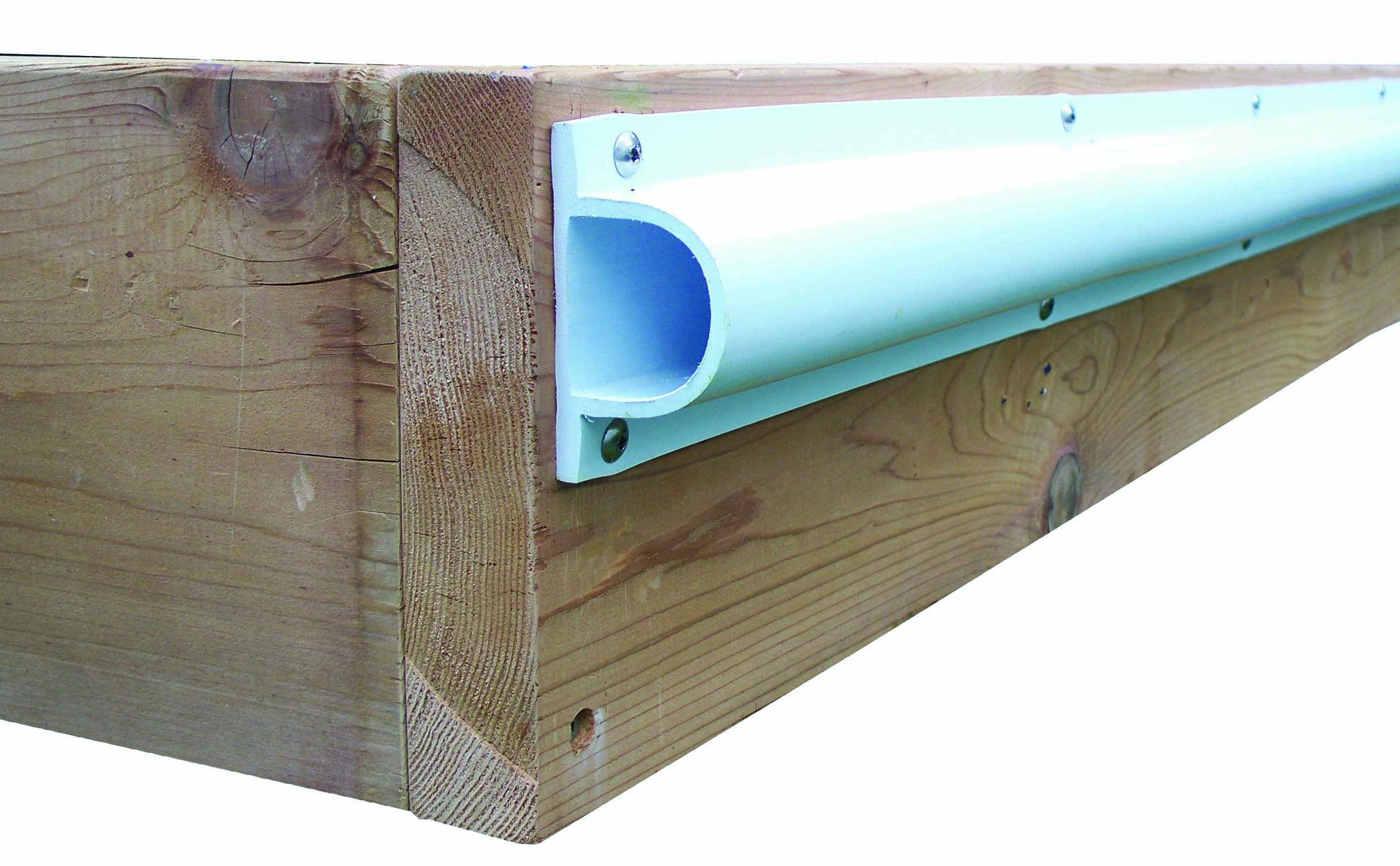 Dock Edge + Inc. ProDock Commercial Grade Heavy Duty Dock Bumper Profile, 3-8-Feet Sections (24-Feet, White)