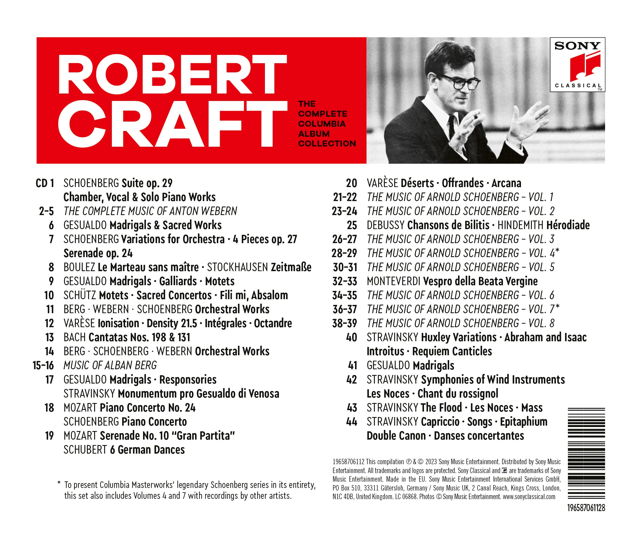 Robert Craft-Complete Columbia Album Collection