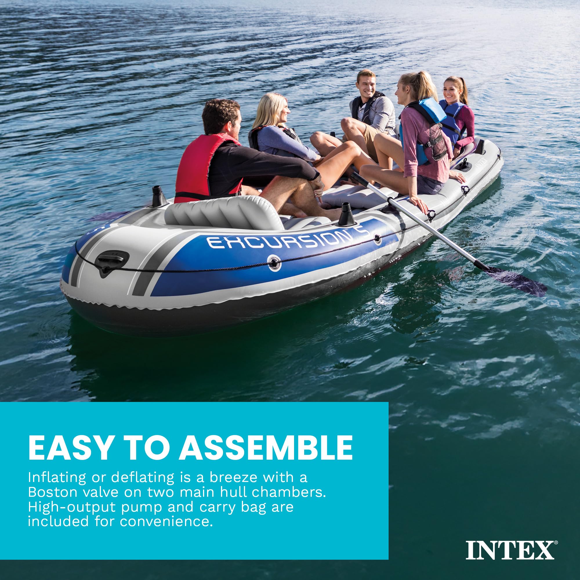 Intex Excursion Inflatable Boat Series