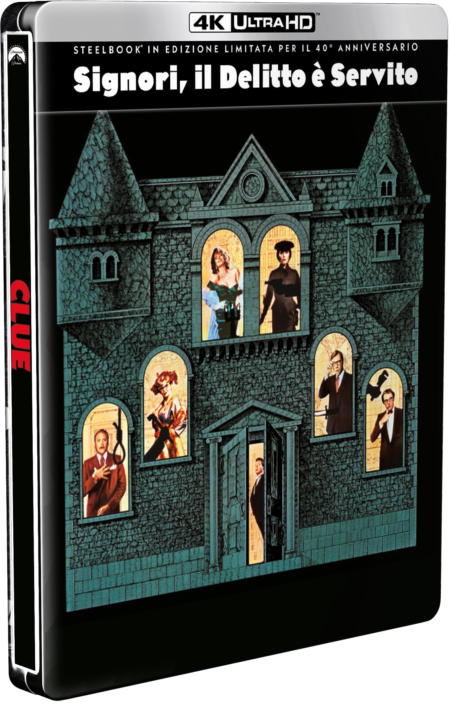 Blu-Ray 4K Uhd Signori Il Delitto E' Servito (Steelbook)