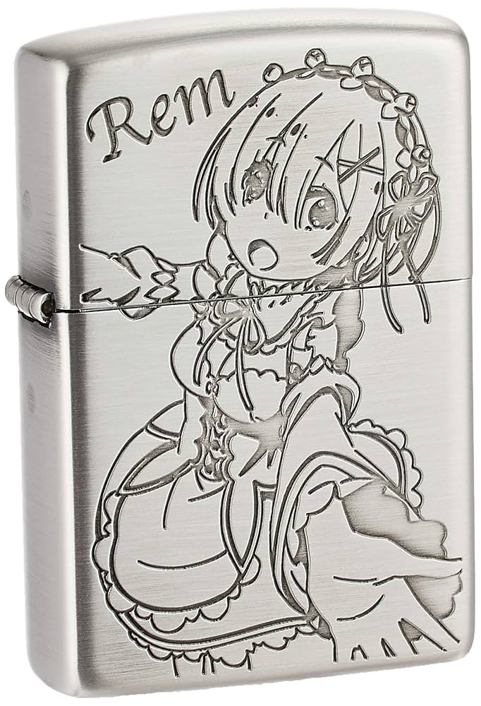リゼロ　レム　メイド服　オイルライター　zippo 風　BRZ14 Amazon.co.jp: フィリア Re:ゼロから始める異世界生活 Zippo C柄