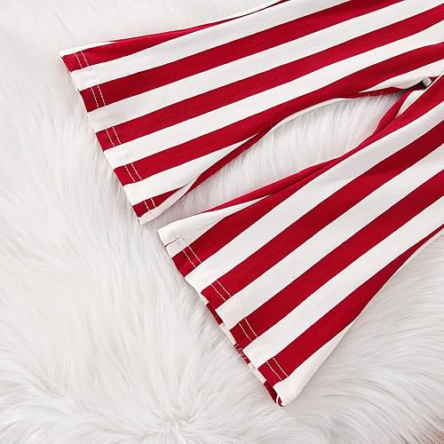 Miniatura 6 de Conjunto de sudadera con cuello redondo y estampado de pastel de calabaza para niña, camiseta y pantalones acampanados