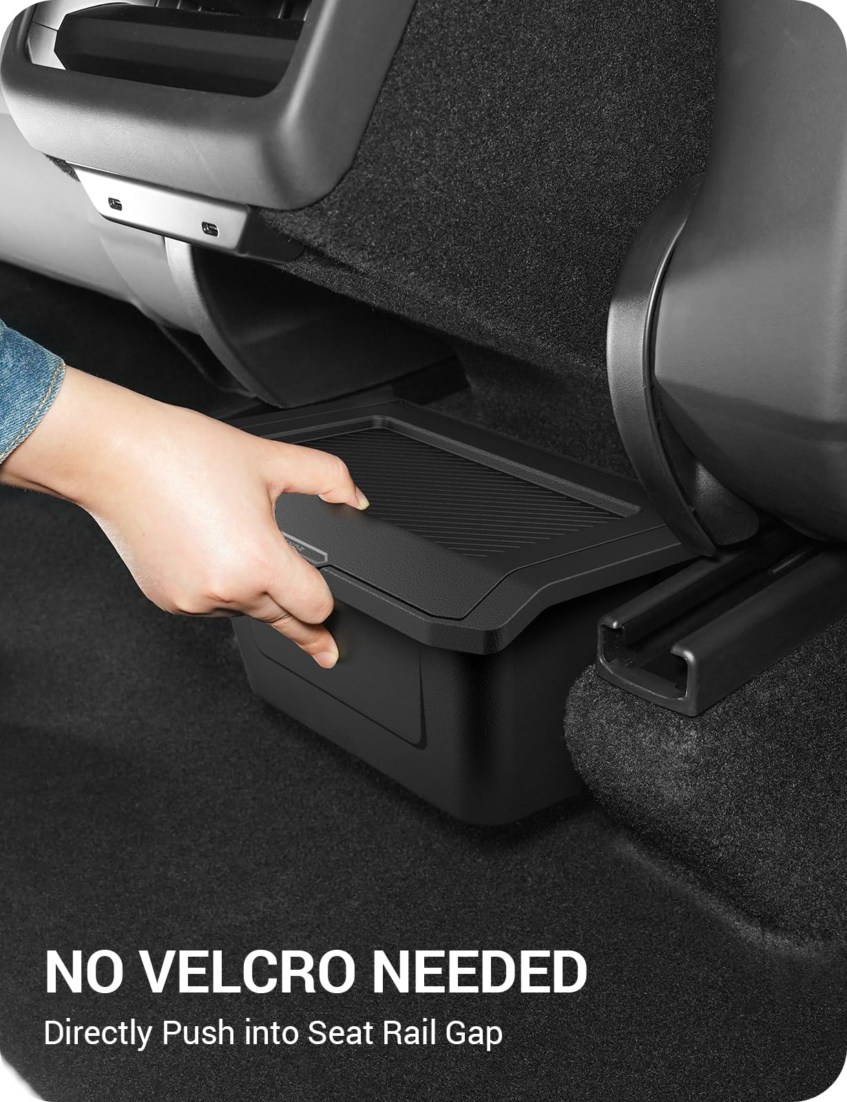 BASENOR Tesla Model Y Juniper organizer na tylną konsolę środkową, pyłoszczelny kosz na śmieci TPE z antypoślizgową pokrywą, pojemnik na odpady, pudełko do przechowywania na tylne siedzenie do modelu