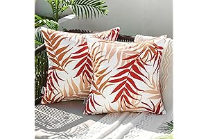 MIULEE Fall Decorative Outdoor Waterproof Throw Pillows