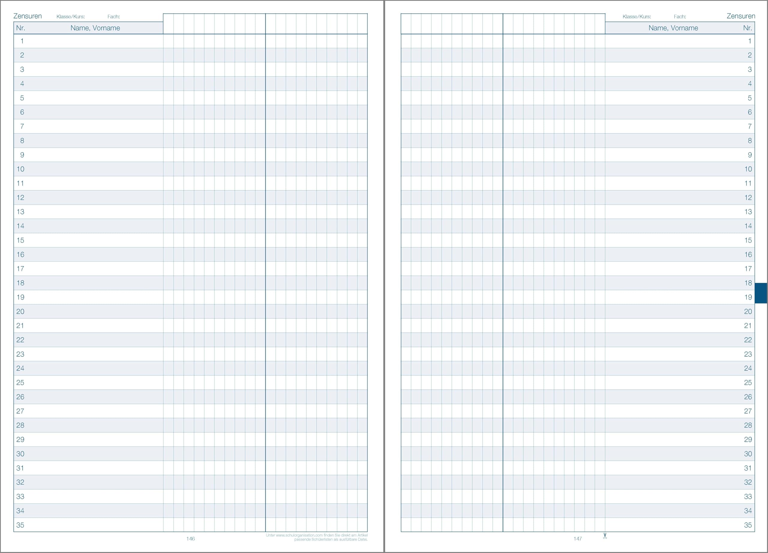 F&L - Lehrerkalender Planer 2026/2027, A4 plus, blau