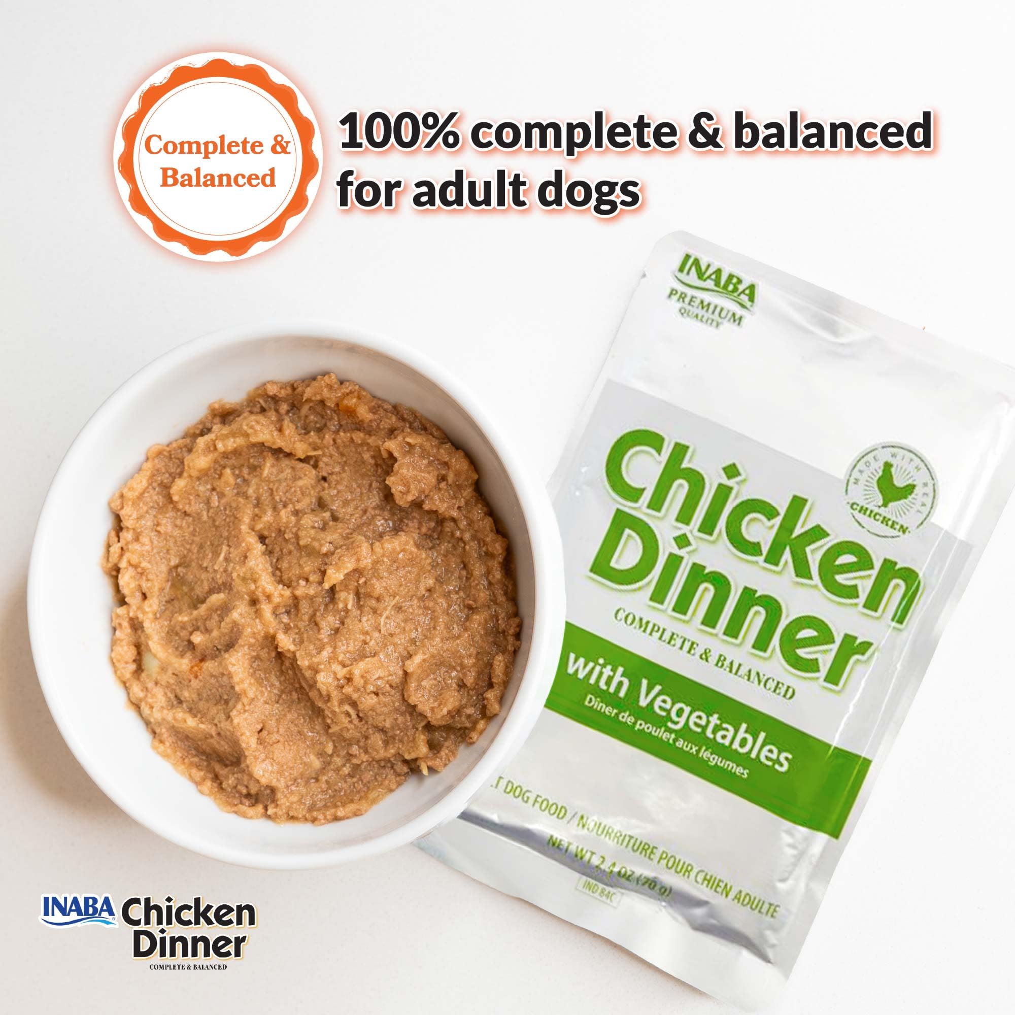 ドッグフード inaba INABA Chicken Dinner for Dogs, Soft Pate Wet Dog Food, Complete