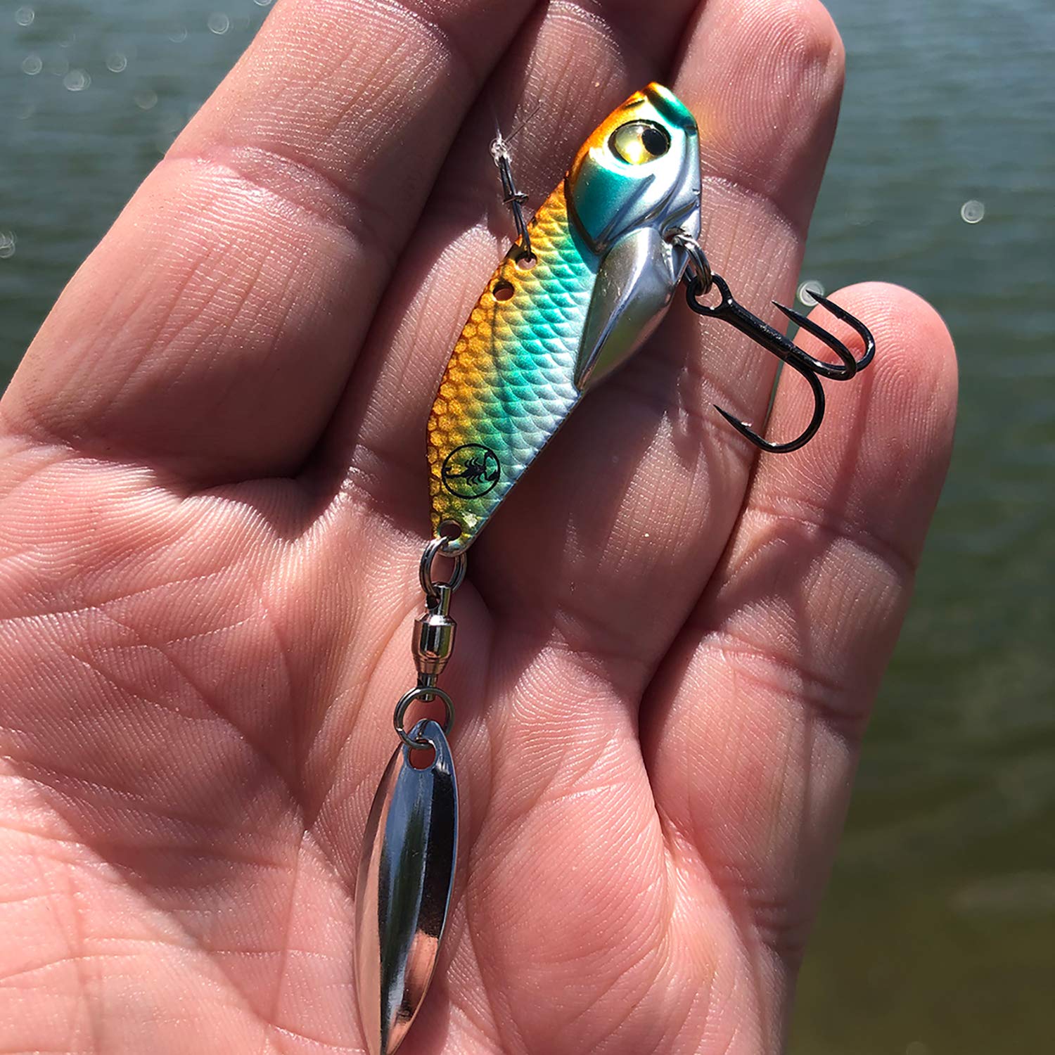 death stalker fishing lure Catch Co 10,000 Fish Death Stalker Blade Bait 1/2 oz: Buy Online at Best  Price in UAE