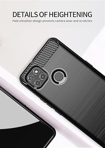 Miniatura 6 de Asuwish Funda compatible con Moto G9 Power de vidrio templado, protector de pantalla y accesorios para celda, fundas delgadas de silicona suave para