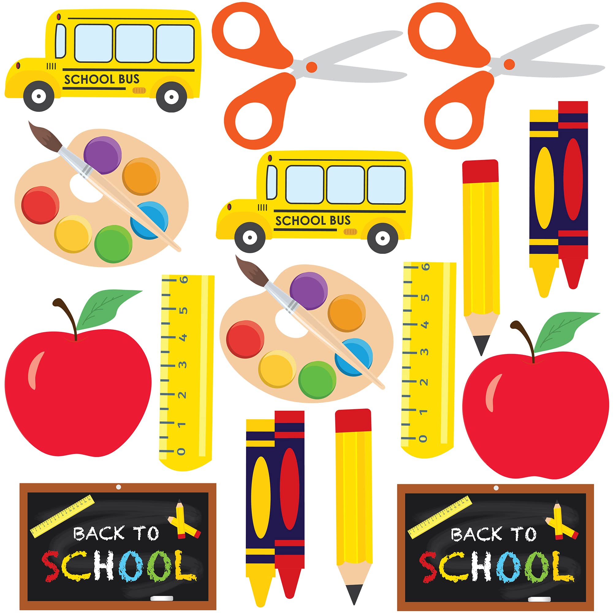 KatchOn, Hanging Swirls for Back To School Decorations - Pack of 46 | Back To School Party Decorations | Back To School Hanging Decorations | First Day of School Decorations | Classroom Ceiling Decor